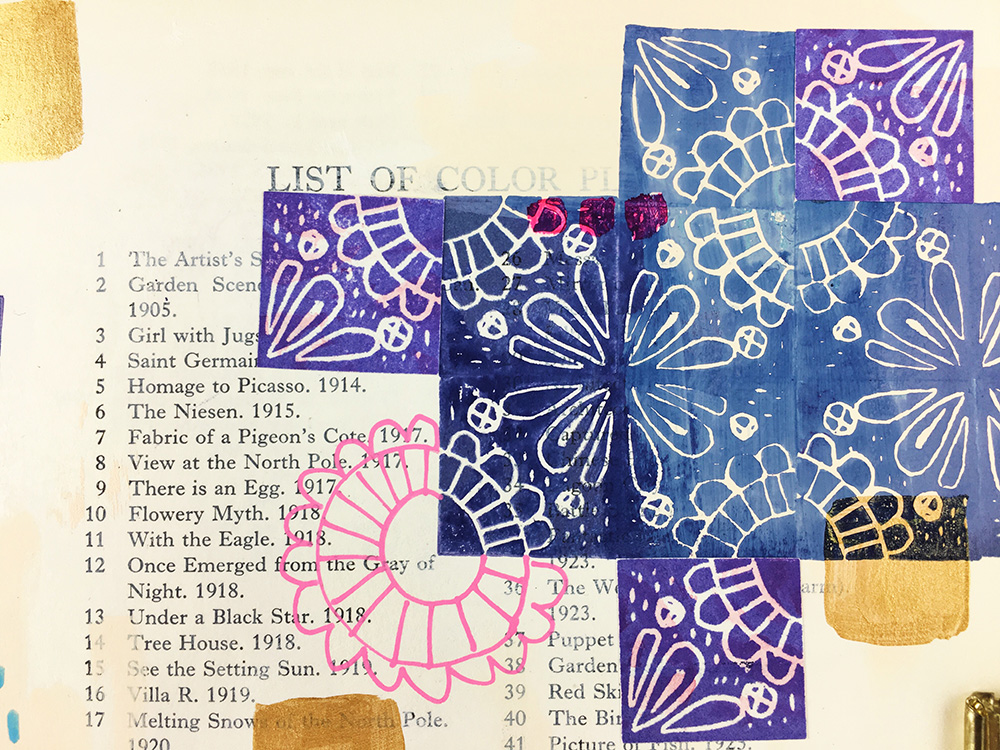 seeing patterns: carve your own rotating stamp